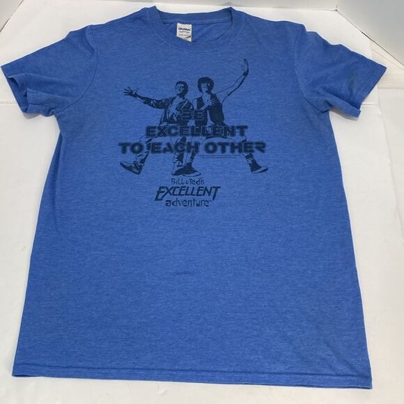 Gildan Bill & Ted’s Excellent Adventure Be Excellent To Each Other Graphic Tee - Picture 1 of 11